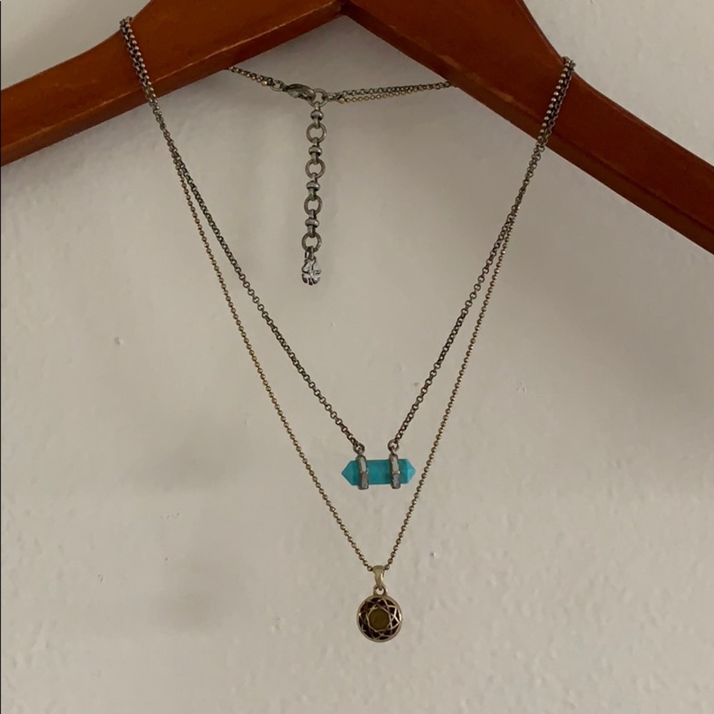 Lucky brand double necklace
